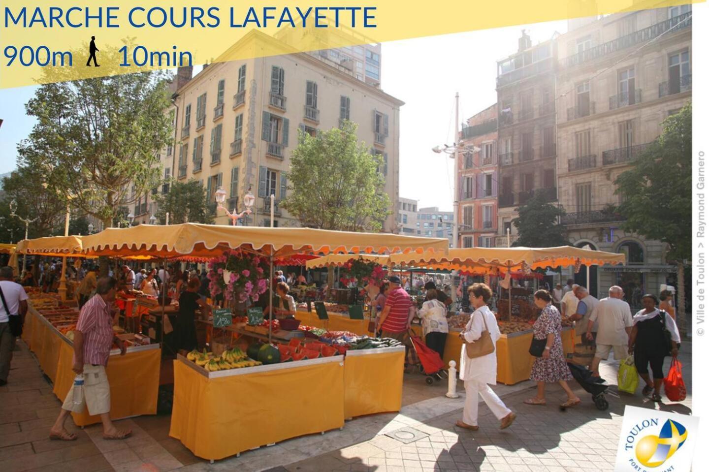 #3 Toulon Centre, Balcon, Lumineux, Stationnement Facile, Tout Confort 외부 사진